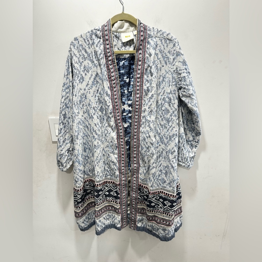 Anthropologie Arwen Duster Jacket